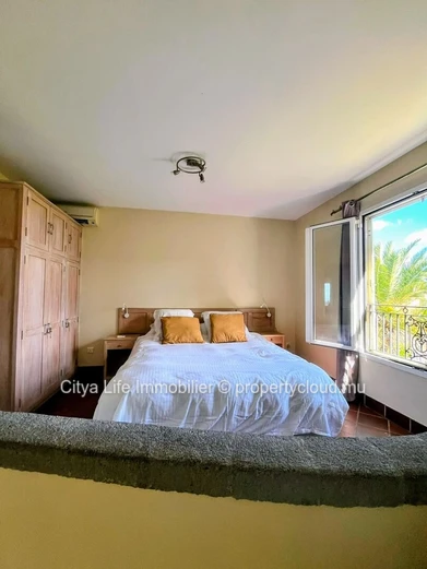 1-Bedroom Duplex with Shared Pool for Rent in Baie du Tombeau