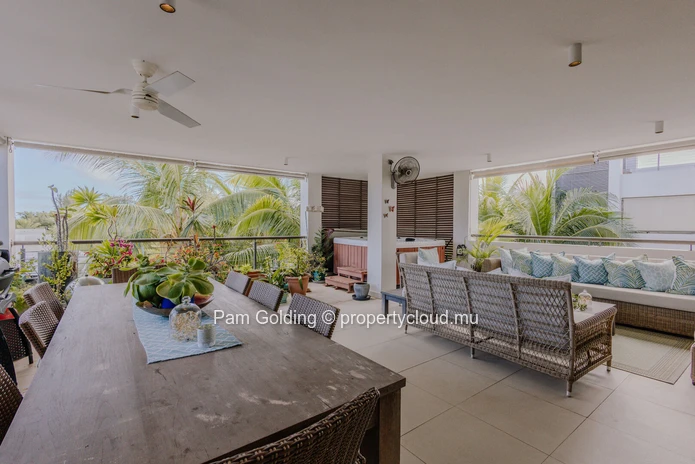 Penthouse de luxe 3 chambres face à la plage à Pereybere – Accès privé à la plage au AO Residences