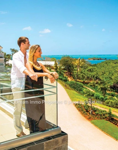 Revente Appartement Vue Mer Avec Acces Hotel, Plage & Golf A Azuri - Ile Maurice