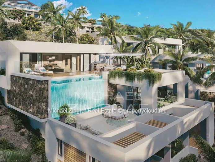 Villa d’Exception de 4 Chambres avec Vues Panoramiques sur les Montagnes et la Mer