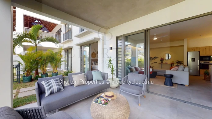 2 Bedroom Ensuite Apartment with Private Garden and Pool in Mont Choisy