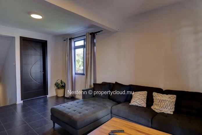2-bedroom duplex with private pool close to bus stops.