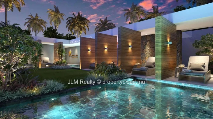 Magnificent apartment for sale in a beachfront resort in Black River, Mauritius