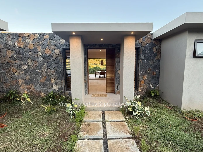 Furnished villa for rent in Rivière Noire with a private pool and 3 bedrooms Rs 200,000 pm