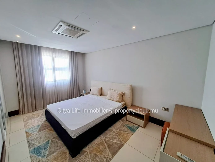 3-Bedroom Furnished Apartment for Rent in Grand Baie with Pool