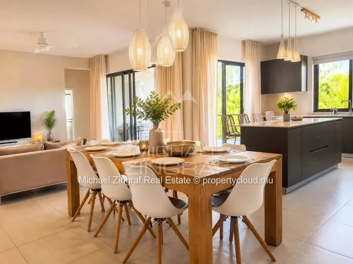 Élégant Appartement 3 Chambres avec Rooftop Privé à Flic en Flac