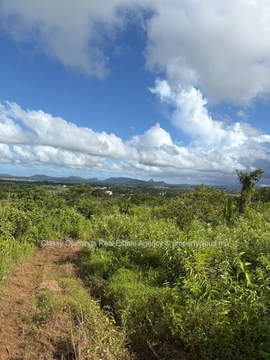 Terrain agricole 3,63 ha à Espérance — Sentier et vue montagne