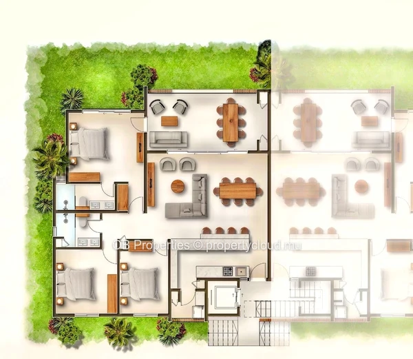 Apt exquise de 3 chambres 