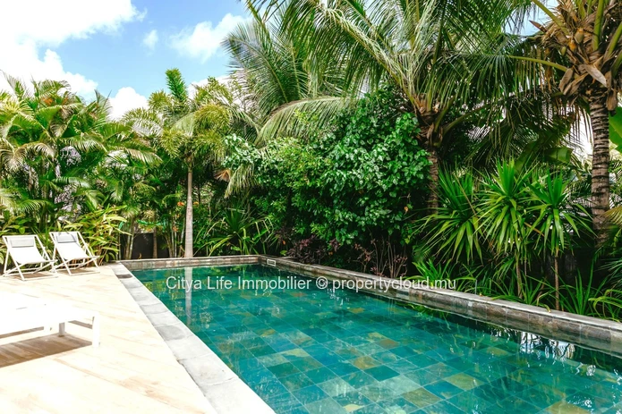 Stunning 3 Bedroom REZ+2 with Office and Communal Pool in Pointe aux Canonniers - Only Rs!