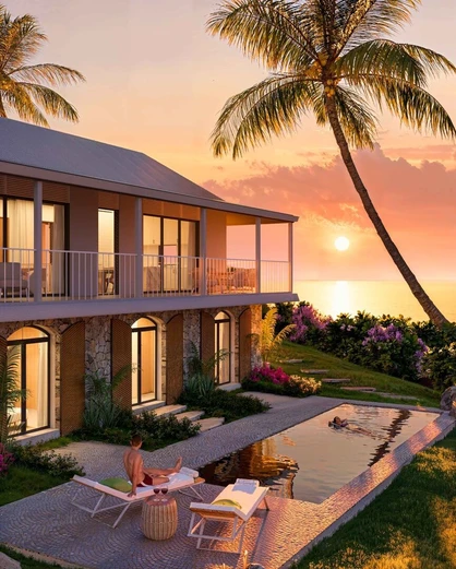 Villa Bioclimatique – Domaine d’Anbalaba, Baie du Cap