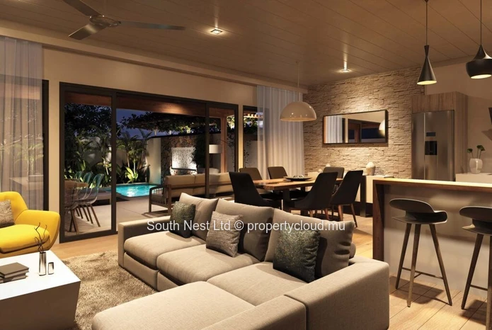 Prime Cap Malheureux G+1 Townhouse Near the Beach