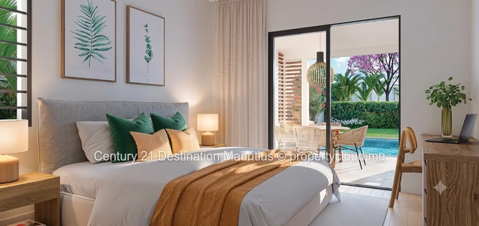3 Bedroom Villa For Sale In Les Hauts Champs Mauritius Secure Gated Community With Large Garden