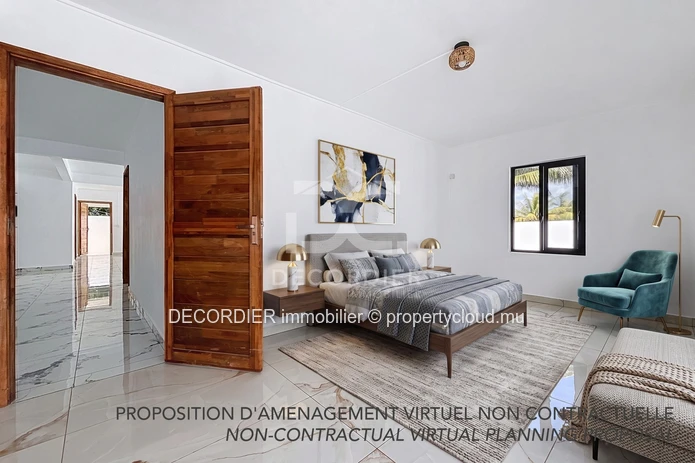 À VENDRE – Maison de plain-pied avec piscine et grand jardin