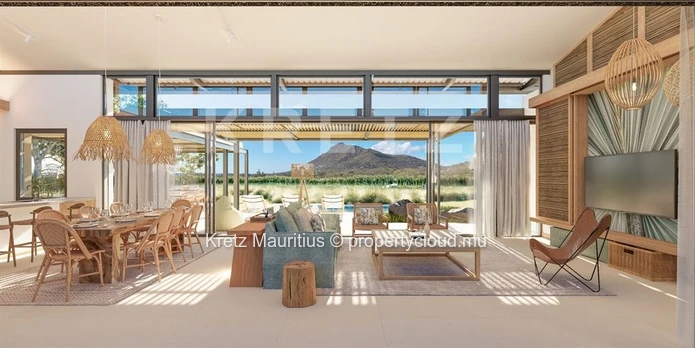 A haven of tranquillity: a 3-bedroom villa nestled between the golf course and the mountains