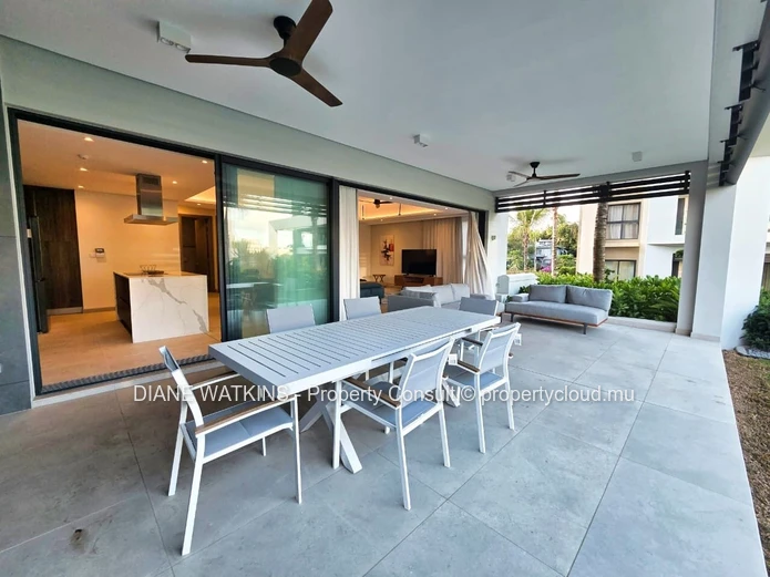 Furnished 2-Bedroom Apartment with Swimming Pool for Rent in Mont Choisy