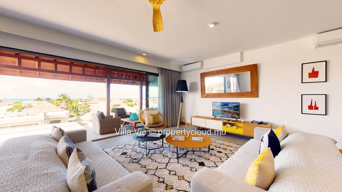 Grand Gaube - Belle penthouse avec piscine