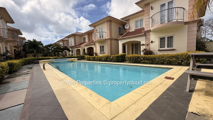 4-Bedroom Furnished Duplex for Rent in Pereybere with Pool - Rs 60,000 per month