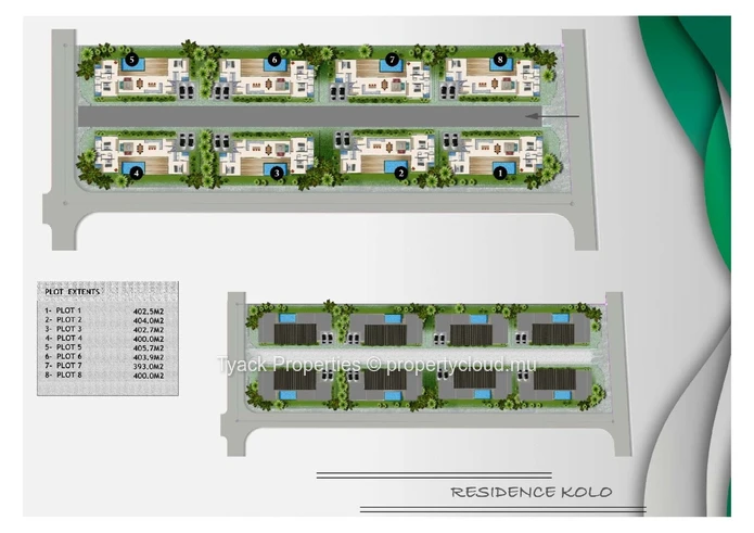 3-Bedroom Villas for Sale in VEFA in Calodyne – From MUR 14.9M