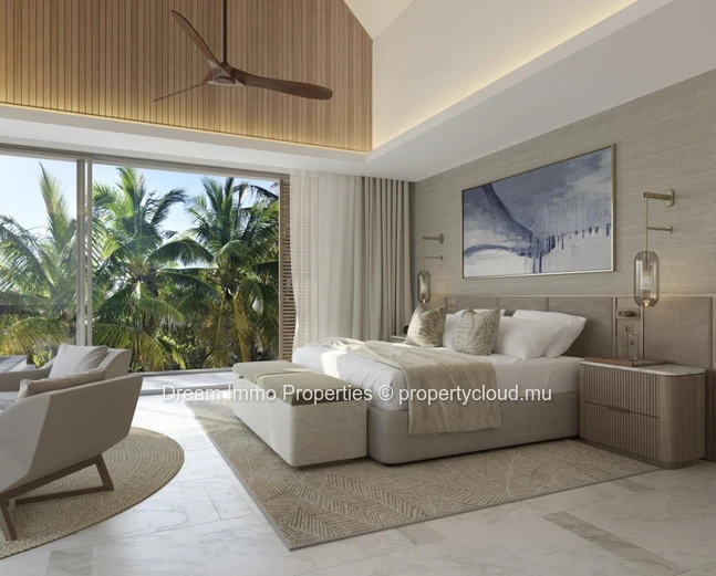 Amazing Beachfront Villas Access To Foreigners Within A Luxury Residence - Unique In Mauritius