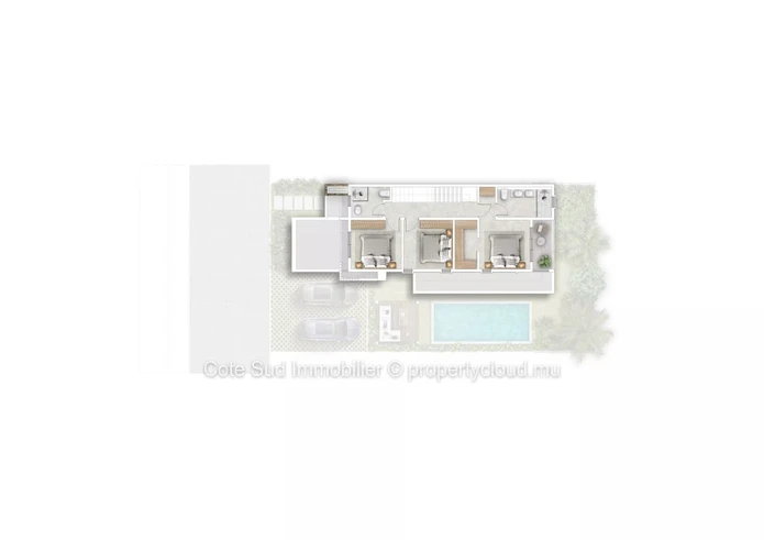 Contemporary villa with 4 bedrooms in Calodyne, Mauritius