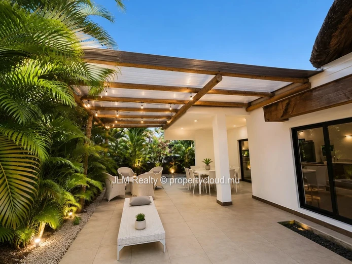 Furnished Villa with Private Pool for Long-Term Rent in Pointe aux Piments, Mauritius