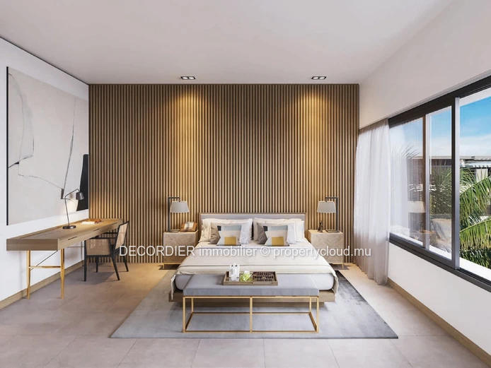 Penthouse with beach access and hotel services, accessible to foreigners.