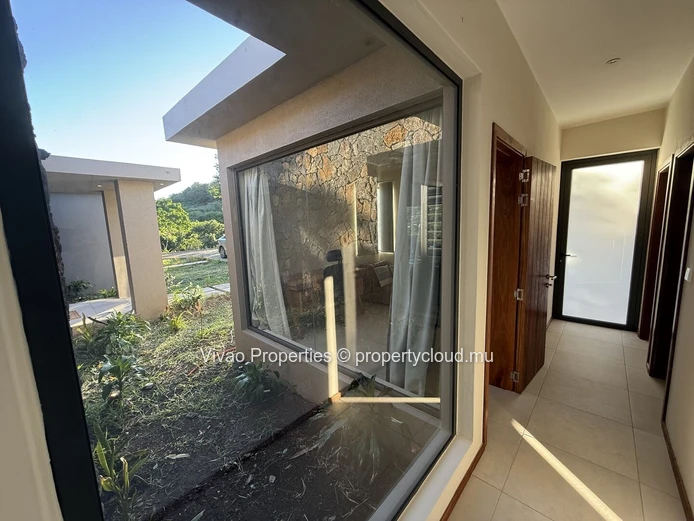Furnished villa for rent in Rivière Noire with a private pool and 3 bedrooms Rs 200,000 pm