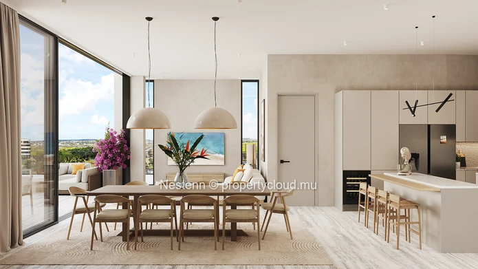Penthouse de luxe 3 chambres de 153 m²