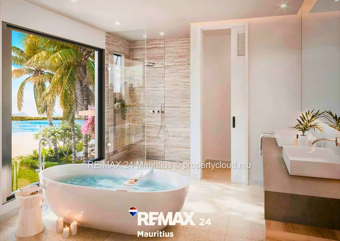 Penthouses de 3 chambres en suite situés en bord de mer à Tamarin, au sein d’une résidence sécurisée