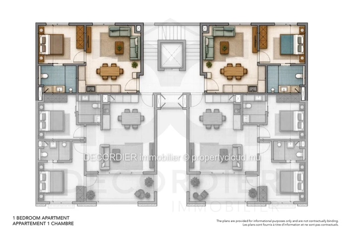 Appartement 1 Chambre – Bain Boeuf