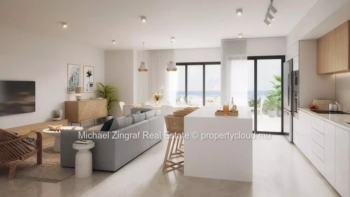 3 bedrooms apartment on groundfloor in Tamarin