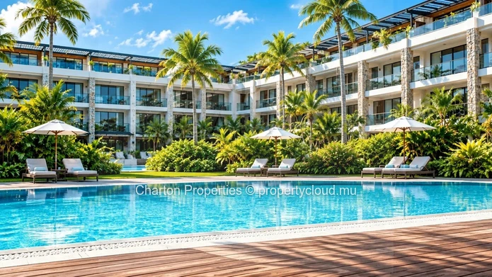 Appartement 3 chambres - L’élégance tropicale à quelques pas du lagon de Bain-Bœuf