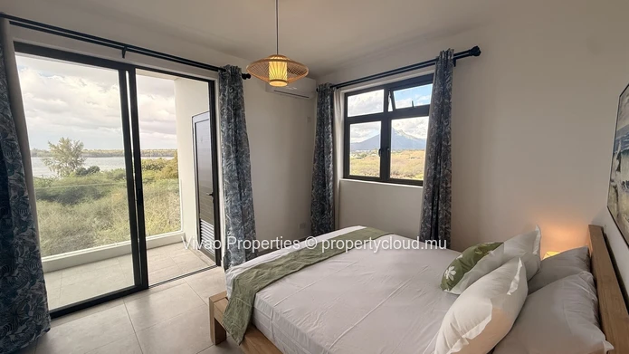 3-Bedroom Furnished Apartment for Rent in Tamarin with Pool