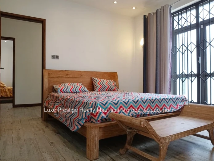 Furnished 4-bedroom duplex villa for long-term rent in Trou aux Biches  Rs 55,000 per month