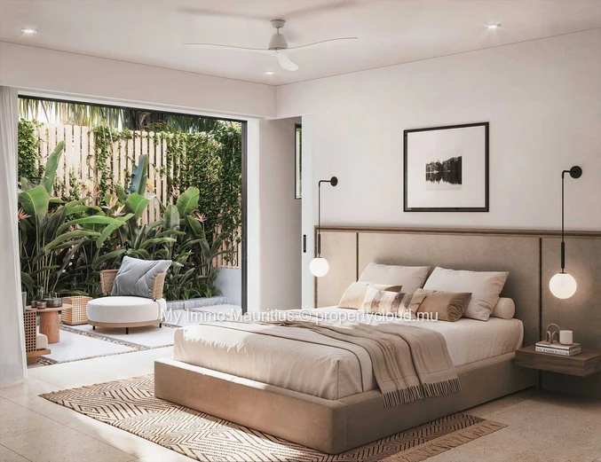 3-bedroom penthouse on the waterfront in Rivière Noire