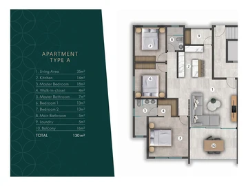 3 Bedroom Apartment
