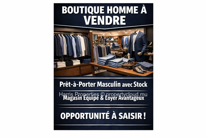 Magasin de prêt-à-porter pour hommes – Grand Baie