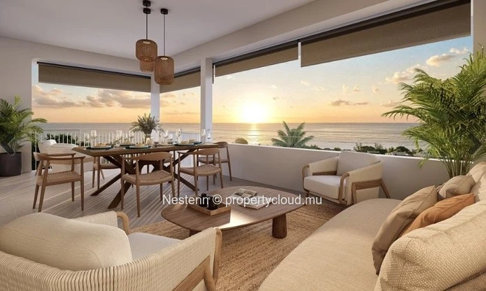 Magnifique appartement de 3 chambres en suite avec vue sur Morne et lagon