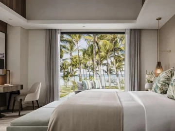 Exclusive beachfront villa for sale in a 5* resort in Poste de Flacq on the east coast of Mauritius