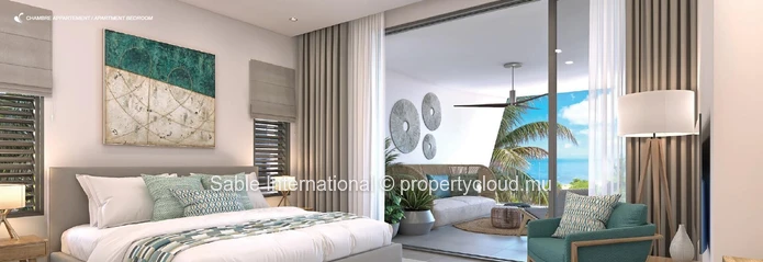 Penthouse à vendre à Rivière Noire, 470m², 3 chambres, piscine privée, vue mer et montagne. Proche des commodités.