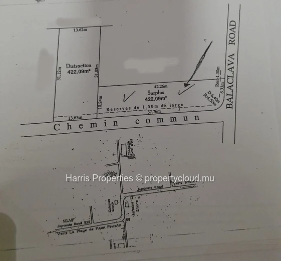 Residential Lot For Sale – Pointe Aux Piments