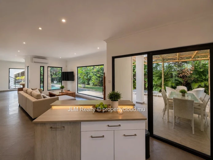 Furnished Villa with Private Pool for Long-Term Rent in Pointe aux Piments, Mauritius
