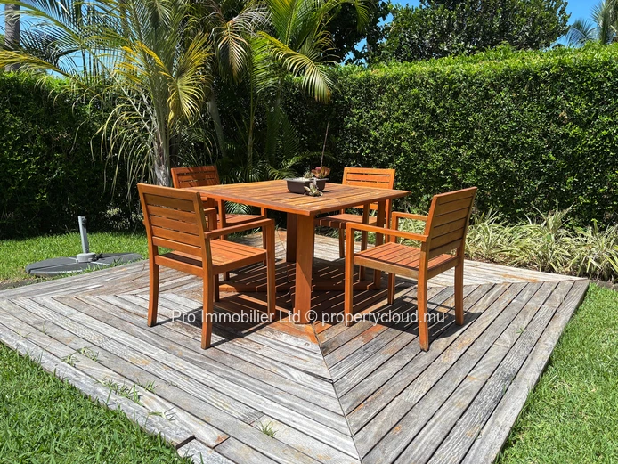 Cozy ground-floor apartment for rent at Azuri Ocean & Golf Resort, Roches Noires.
