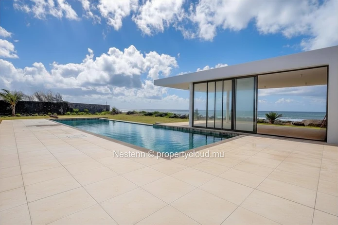 3-bedroom apartment in a seaside residence.