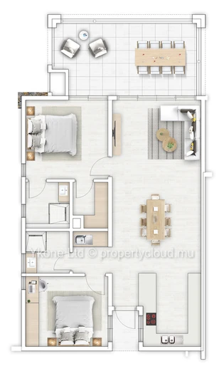 Appartement (R+2) À Vendre À Calodyne