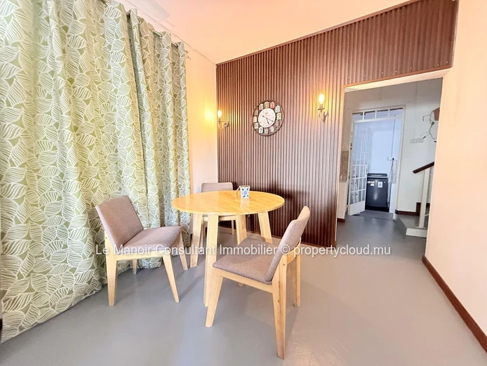 Maison individuelle de 2 étages avec toit-terrasse aménagé et vue mer- vendue entièrement meublée
