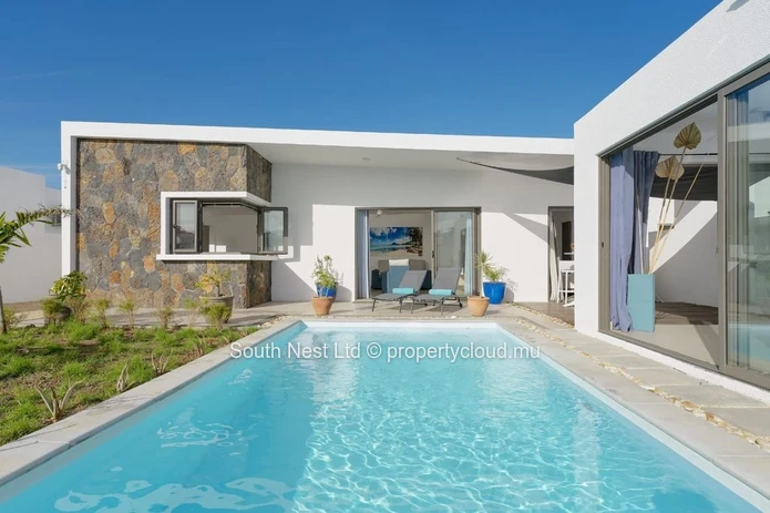 Villa contemporaine entièrement meublée de 3 chambres avec studio indépendant - Grand Baie