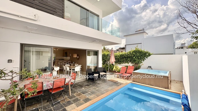  Modern 3-Bedroom Duplex with Pool and Rooftop for sale in Flic en Flac