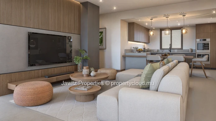 Chic 2-Bedroom Ground-Floor Sanctuary in Exclusive Grand Baie G+2 Development