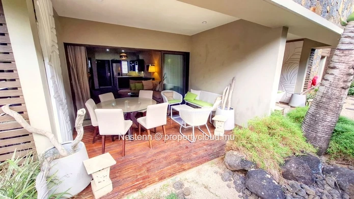 Appartement de 2 chambres en rez-de-jardin